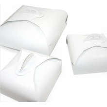Scatole Porta Torte in Cartone Economiche 10 PZ Quadrate bianco varie misure