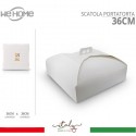 Scatole Porta Torte in Cartone Economiche 10 PZ Quadrate bianco varie misure