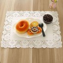 40 Sottotorta in carta bianca centrini sotto torta rettangolari 36x46 cm dolci