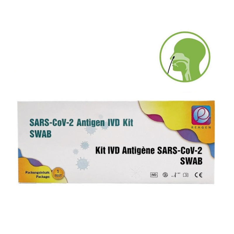 Reagen 5 Tampone Tamponi Rapidi Sars-cov-2-covid Reagen 19 bocca e ...