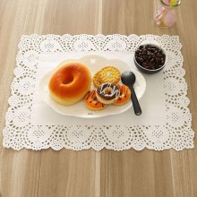 144 Sottotorta in carta bianca centrini sotto torta rettangolari 19x30 cm dolci