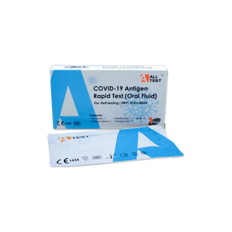 All Test Tampone tamponi salivari ALL TEST 5 pezzi bocca saliva sar...