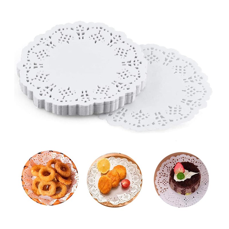 200 Sottotorta carta bianca 19 cm centrini sotto torta tondi dolci pasticceria