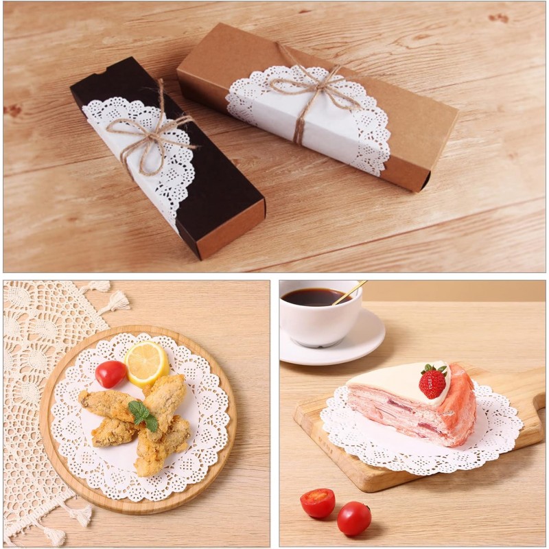 WeHome 200 Sottotorta carta bianca 19 cm centrini sotto torta tondi...