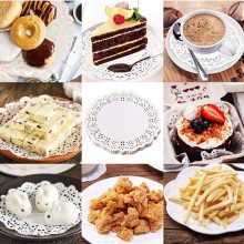 200 Sottotorta carta bianca 19 cm centrini sotto torta tondi dolci pasticceria