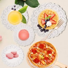 200 Sottotorta carta bianca 19 cm centrini sotto torta tondi dolci pasticceria