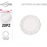 WeHome 200 Sottotorta carta bianca 19 cm centrini sotto torta tondi...
