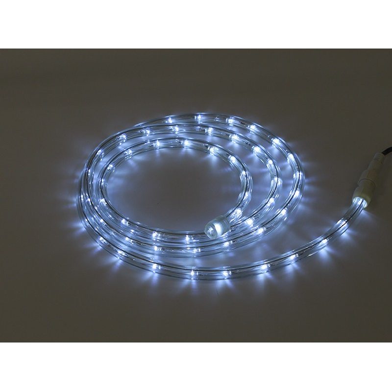 Hongu Tubo Led Natalizio Allestimento 44 Metri colore Bianco ghiacc...
