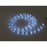 Hongu Tubo Led Natalizio Allestimento 44 Metri colore Bianco ghiacc...