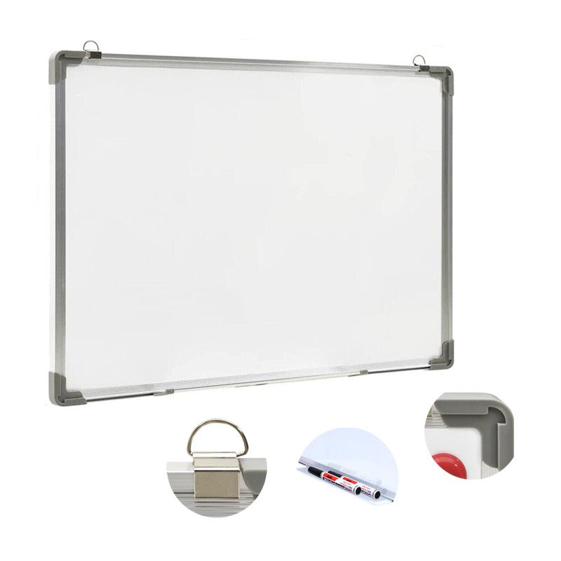 Lavagnetta parete magnetica lavagna cancellabile bianca porta pennarello ufficio