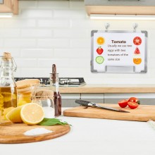 Lavagnetta parete magnetica lavagna cancellabile bianca porta pennarello ufficio