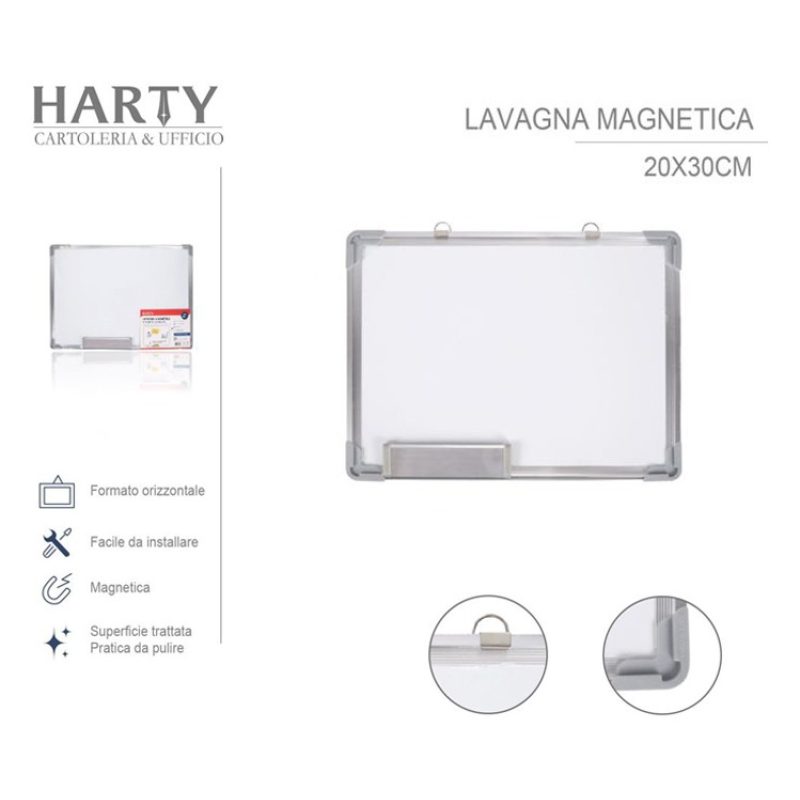 Harty Lavagnetta parete magnetica lavagna cancellabile bianca porta...