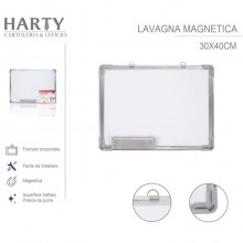 Lavagnetta parete magnetica lavagna cancellabile bianca porta pennarello ufficio