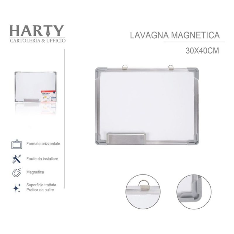 Harty Lavagnetta parete magnetica lavagna cancellabile bianca porta...