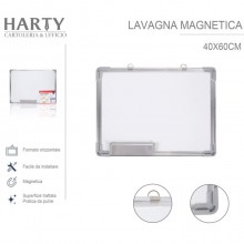 Lavagnetta parete magnetica lavagna cancellabile bianca porta pennarello ufficio