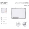 Harty Lavagnetta parete magnetica lavagna cancellabile bianca porta...