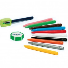 Giotto Pastelli a Cera colorati Schoolpack 144pz 12 Colori Assortiti per bambini