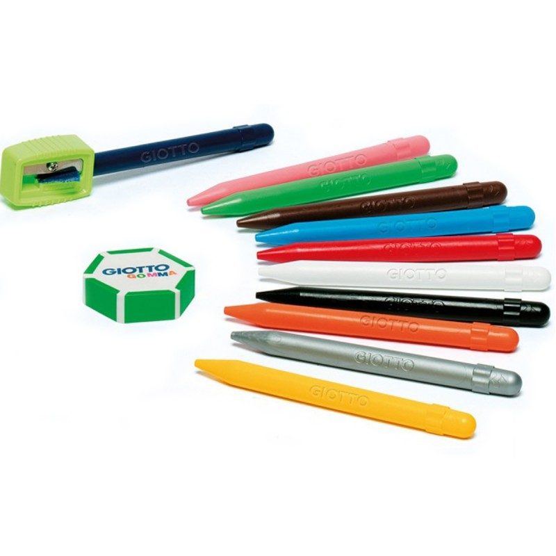Giotto Giotto Pastelli a Cera colorati Schoolpack 144pz 12 Colori A...