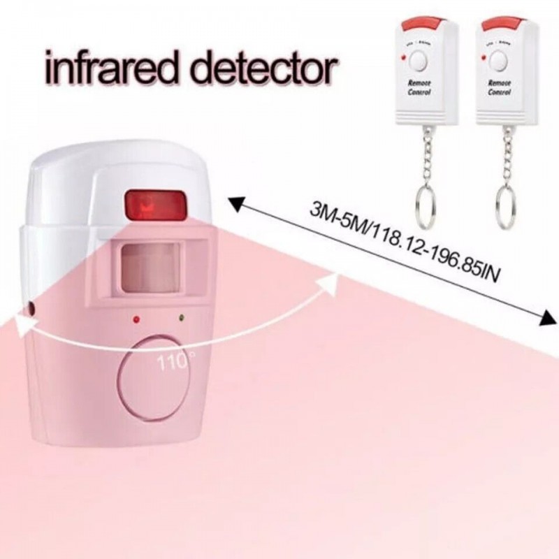 DAJIAZU Kit allarme antifurto casa ufficio box sirena 105 DB wirele...