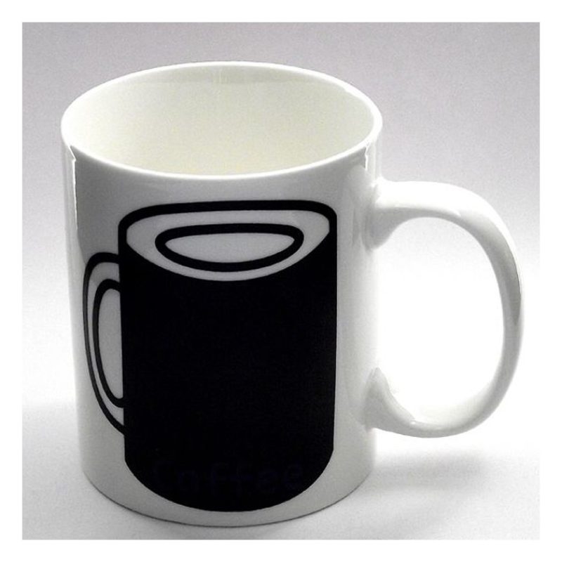Hongu Tazza colazione cambia colore versando bevanda calda termosen...