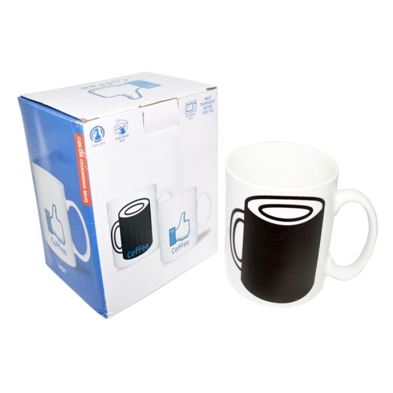 Hongu Tazza colazione cambia colore versando bevanda calda termosen...