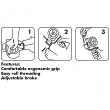 Pistola dispenser tendinastro porta taglia Nastro Adesivo Imballaggio Magazzino