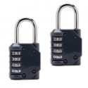Lucchetto con combinazione a 4 cifre piccolo 2 PEZZI per valigie armadietti
