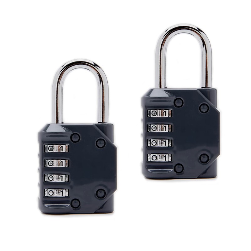 Lucchetto con combinazione a 4 cifre piccolo 2 PEZZI per valigie armadietti