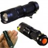 Mini torcia tattica militare LED 5000 lumens zoom alluminio campeggio trekking