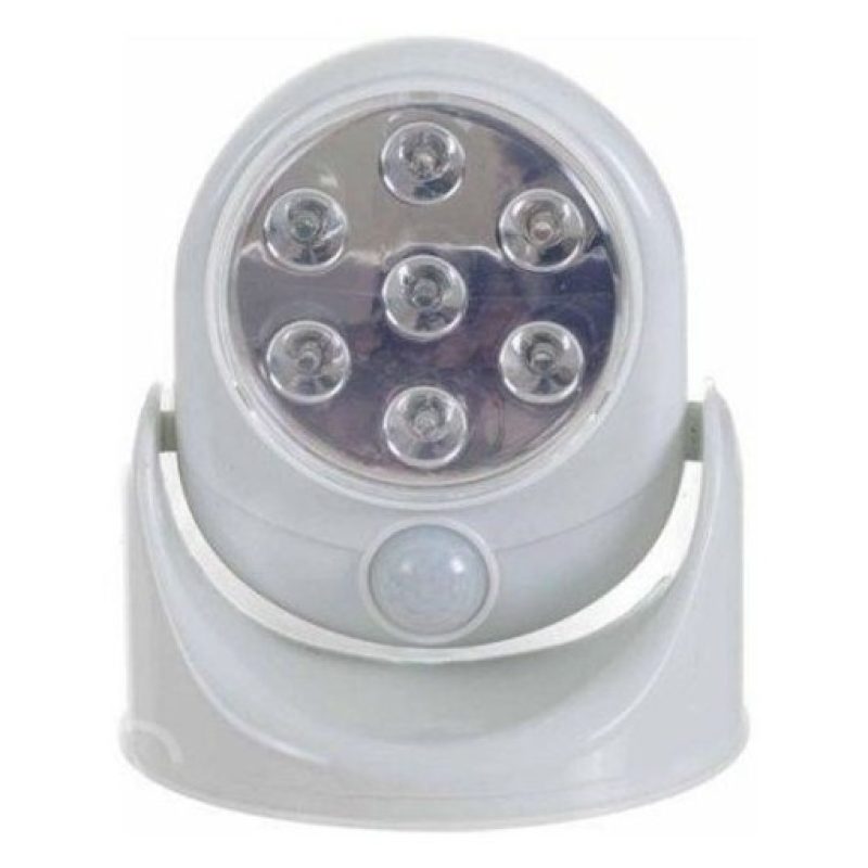 Faro sensore movimento LED luce bianca faretto esterno luce cortesia 360 gradi