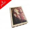Hongu Set 4 scatole natalizie a libro Babbo Natale portaoggetti cio...