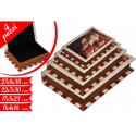 Set 4 scatole natalizie a libro Babbo Natale portaoggetti cioccolatini caramelle regalo decorazione casa