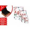 Hongu Set 4 scatole natalizie a libro con Gnomi portaoggetti ciocco...