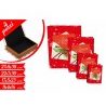 Hongu Set 4 scatole natalizie a libro scritta Auguri natale portaog...