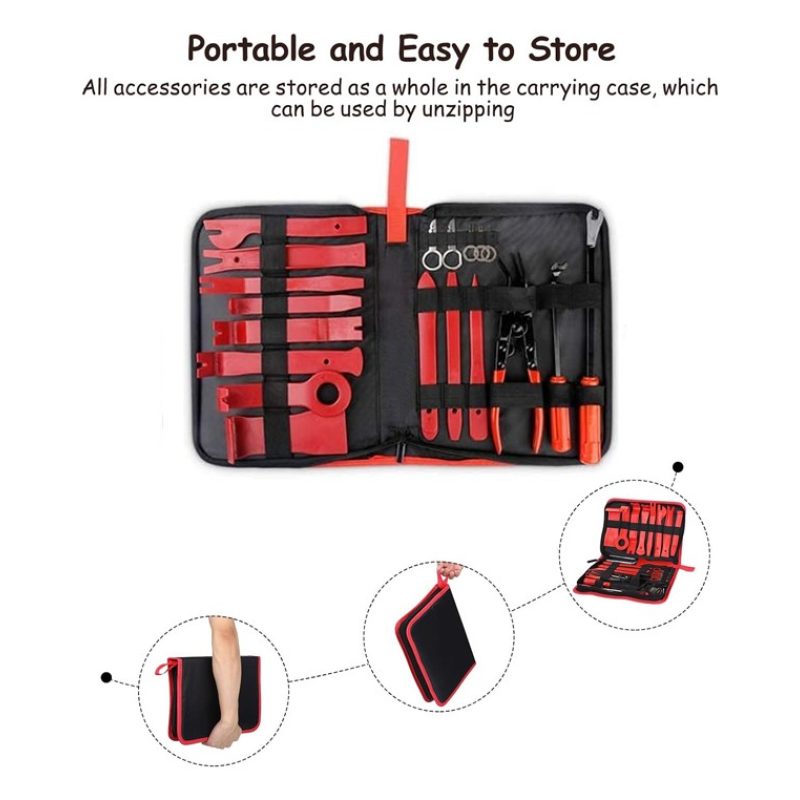 Hongu Kit Smontaggio Pannelli Auto Strumento Riparazione Carrozzeri...