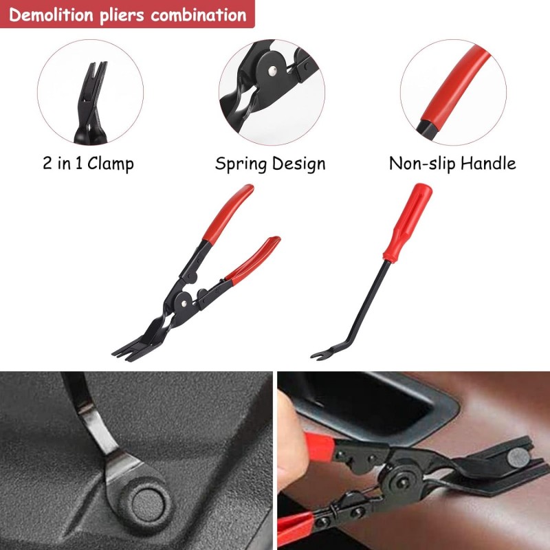 Hongu Kit leve di smontaggio interno auto pannelli porte cruscotto ...