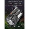 Hongu Torcia portatile luce ricaricabile esterni proiettore campegg...