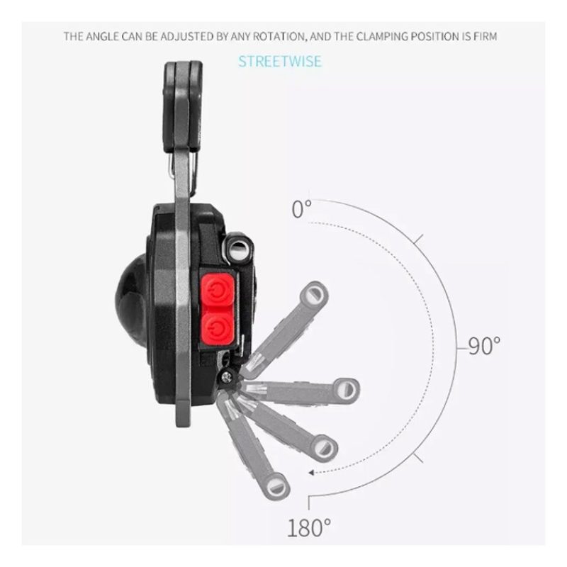 Hongu Mini Torcia LED Ricaricabile USB Lavoro Luce Portachiavi Luce...
