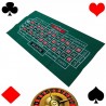 Cigioki Panno verde tessuto Roulette Tappeto Tavolo 90x180 cm tovag...