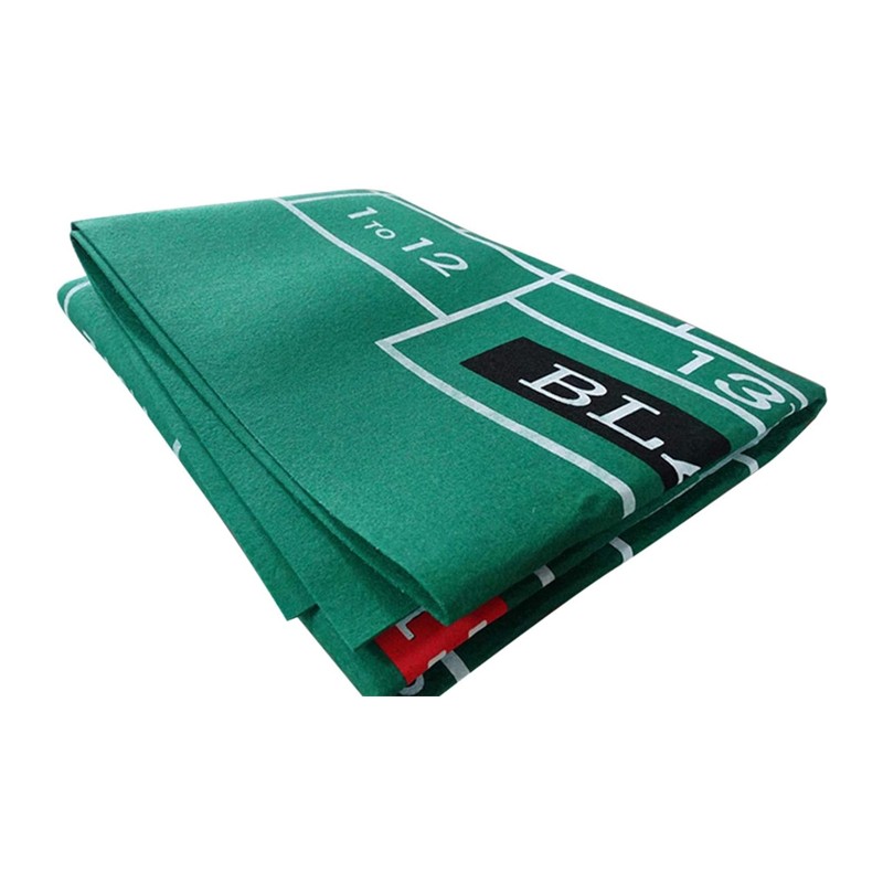 Cigioki Panno verde tessuto Roulette Tappeto Tavolo 90x180 cm tovag...