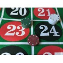 Panno verde tessuto Roulette Tappeto Tavolo 90x180 cm tovaglia da gioco Game