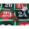 Cigioki Panno verde tessuto Roulette Tappeto Tavolo 90x180 cm tovag...