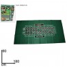 Cigioki Panno verde tessuto Roulette Tappeto Tavolo 90x180 cm tovag...