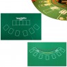 Hongu Panno verde tessuto Poker Texas Hold'em BlackJack Tavolo 60x9...