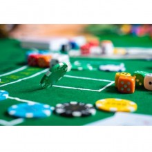 Panno verde tessuto Poker Texas Hold'em BlackJack Tavolo 60x90 tovaglia gioco