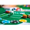 Hongu Panno verde tessuto Poker Texas Hold'em BlackJack Tavolo 60x9...