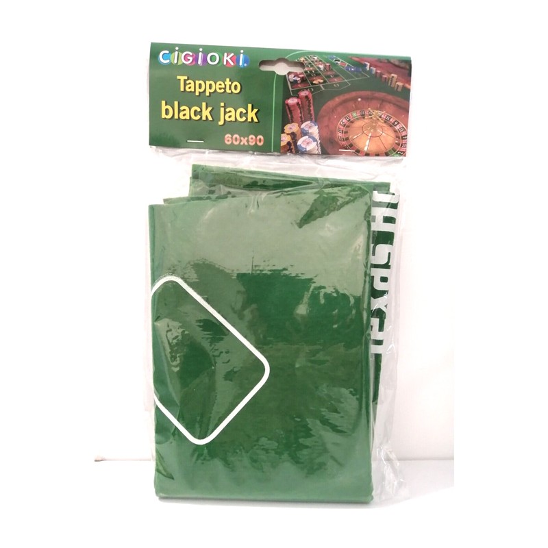 Hongu Panno verde tessuto Poker Texas Hold'em BlackJack Tavolo 60x9...