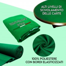 Panno verde gioco tavolo tessuto tovaglia poker blackjack texas hold'em 140x140