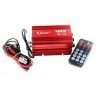 Amplificatore stereo microfono due ingressi USB karaoke radio FM AUX musica