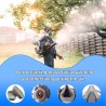 Maschera protettiva filtro anti polvere gas occhiali trasparenti ve...